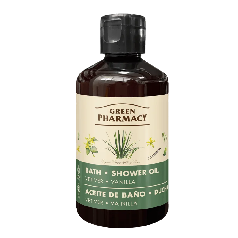 Green Pharmacy olejek do kąpieli i pod prysznic Wetyweria i wanilia, 250 ml