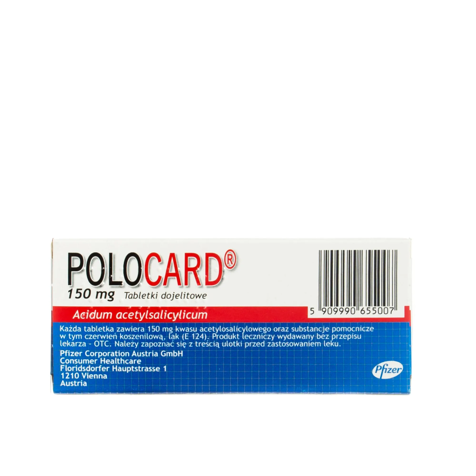 Polocard 150 mg, 60 tabletek dojelitowych 