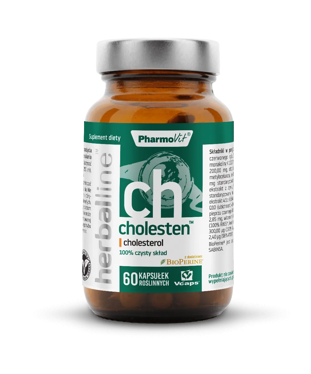 Pharmovit cholesten cholesterol, suplement diety, 60 kapsułek