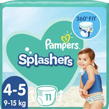Pampers Splashers, pieluchomajtki do pływania, rozmiar 4-5, 9-15 kg, 11 sztuk 