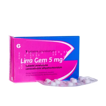 Lirra Gem 5 mg, 7 tabletek powlekanych 