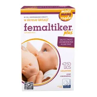 Femaltiker plus, smak czekoladowy, proszek, 12 saszetek