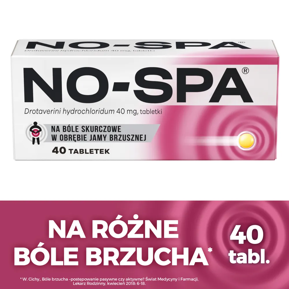No-Spa 40 mg 40 tabletek