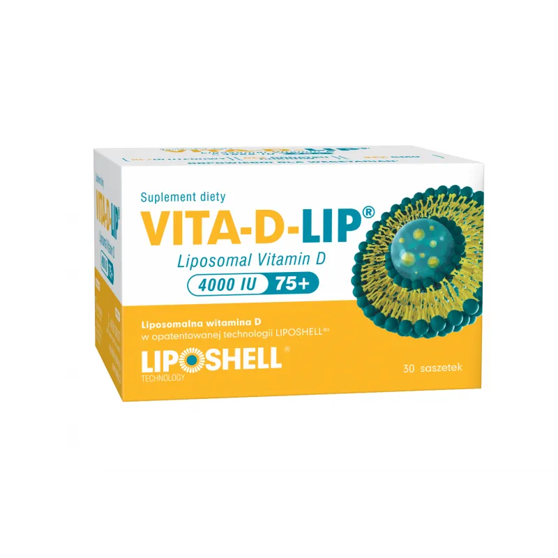 Vita-D-Lip Liposomal Vitamin D 4000 IU, suplement diety, 30 saszetek