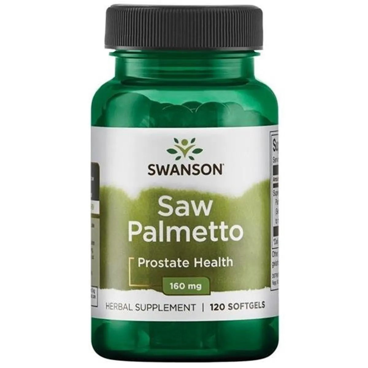 Swanson, Saw palmetto extract, 160 mg, suplement diety, 120 kapsułek