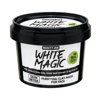 Beauty Jar White Magic oczyszczająca maska do twarzy, 120 g 