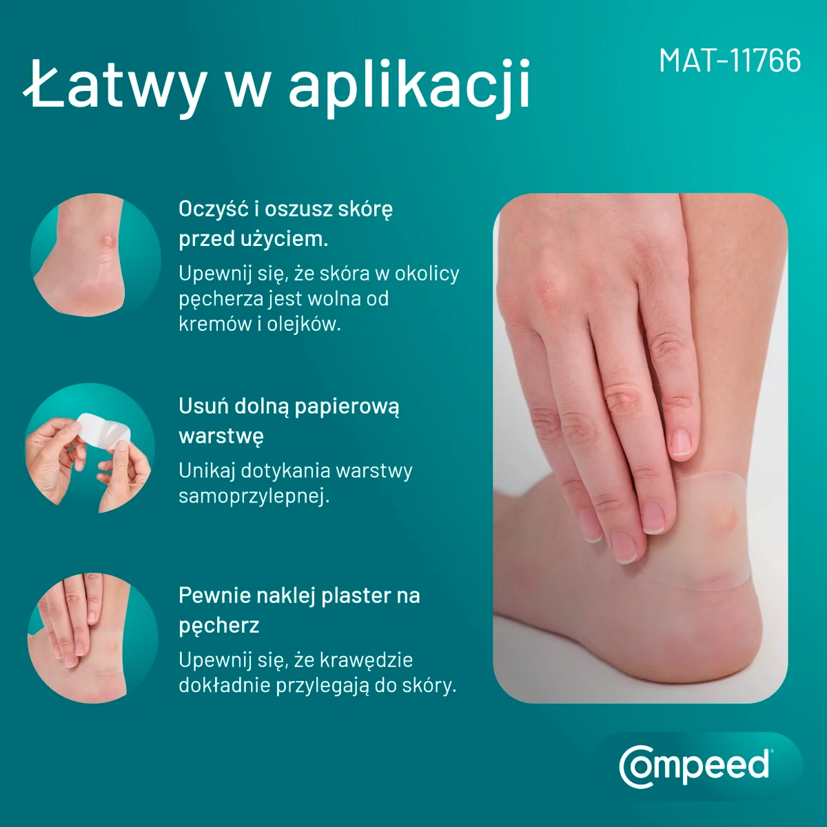 Compeed plastry na pęcherze na palce stóp, 8 sztuk