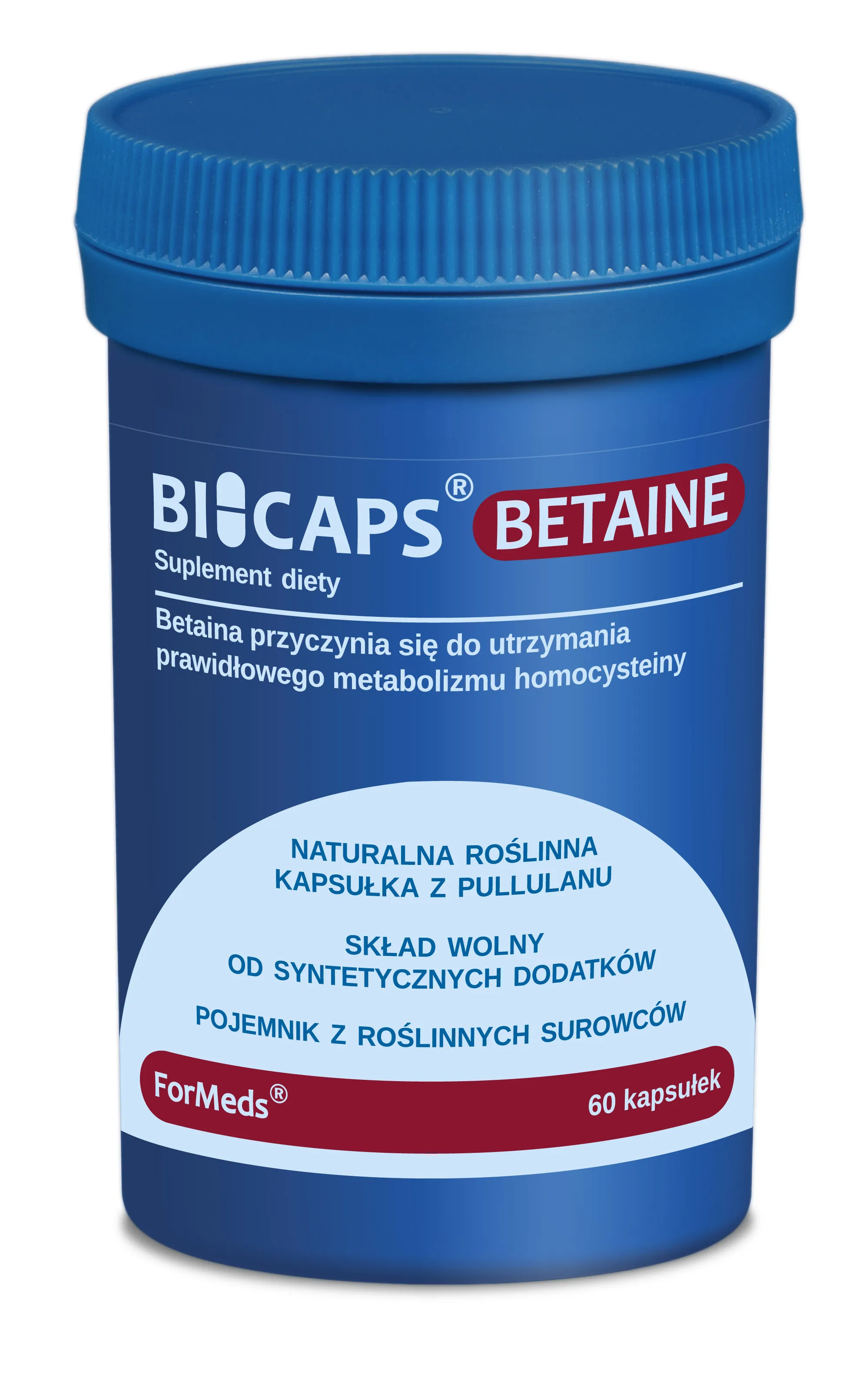 ForMeds Bicaps Betaine, suplement diety, 60 kapsułek