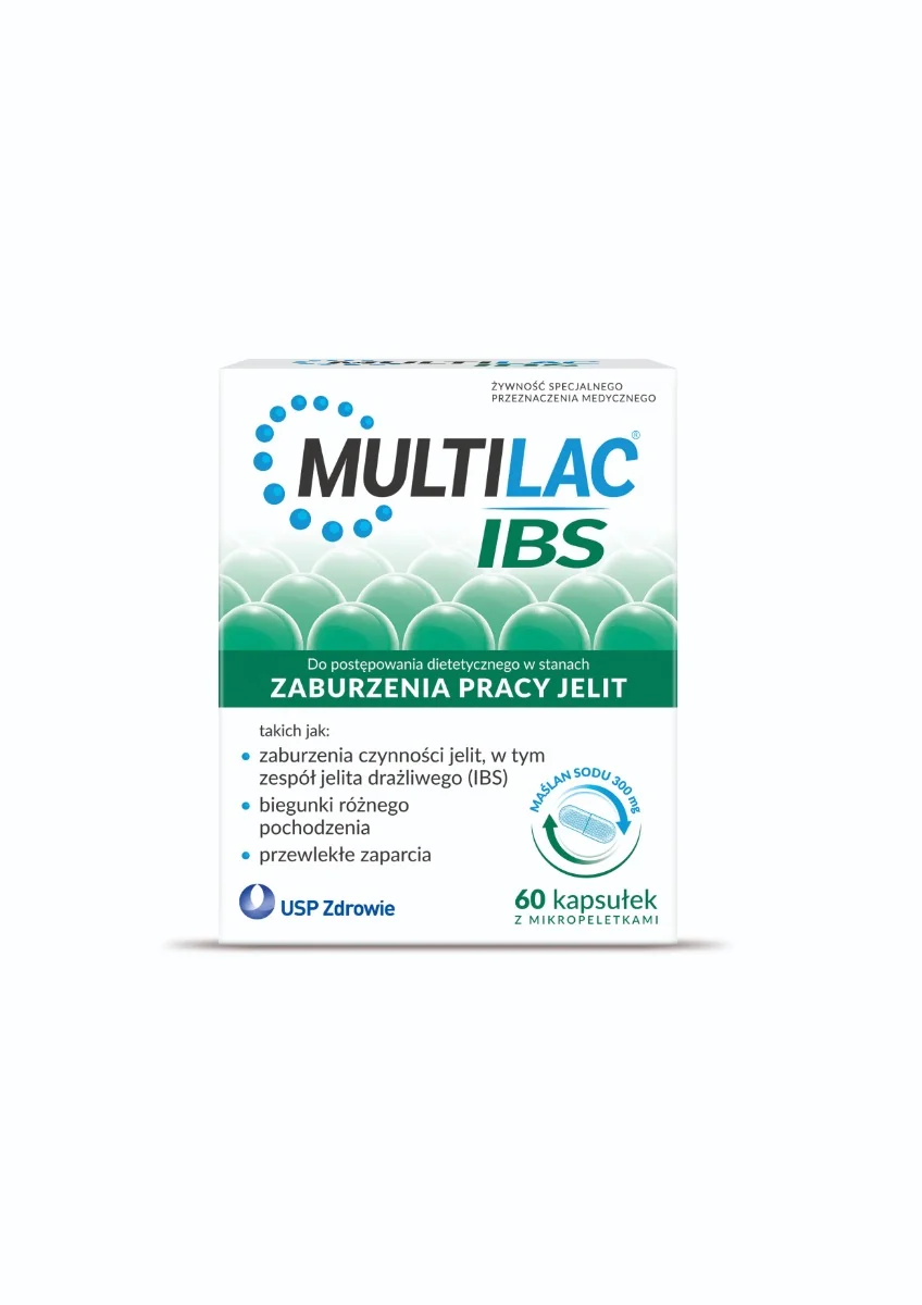 Multilac IBS maślan sodu 300 mg 60 kapsułek