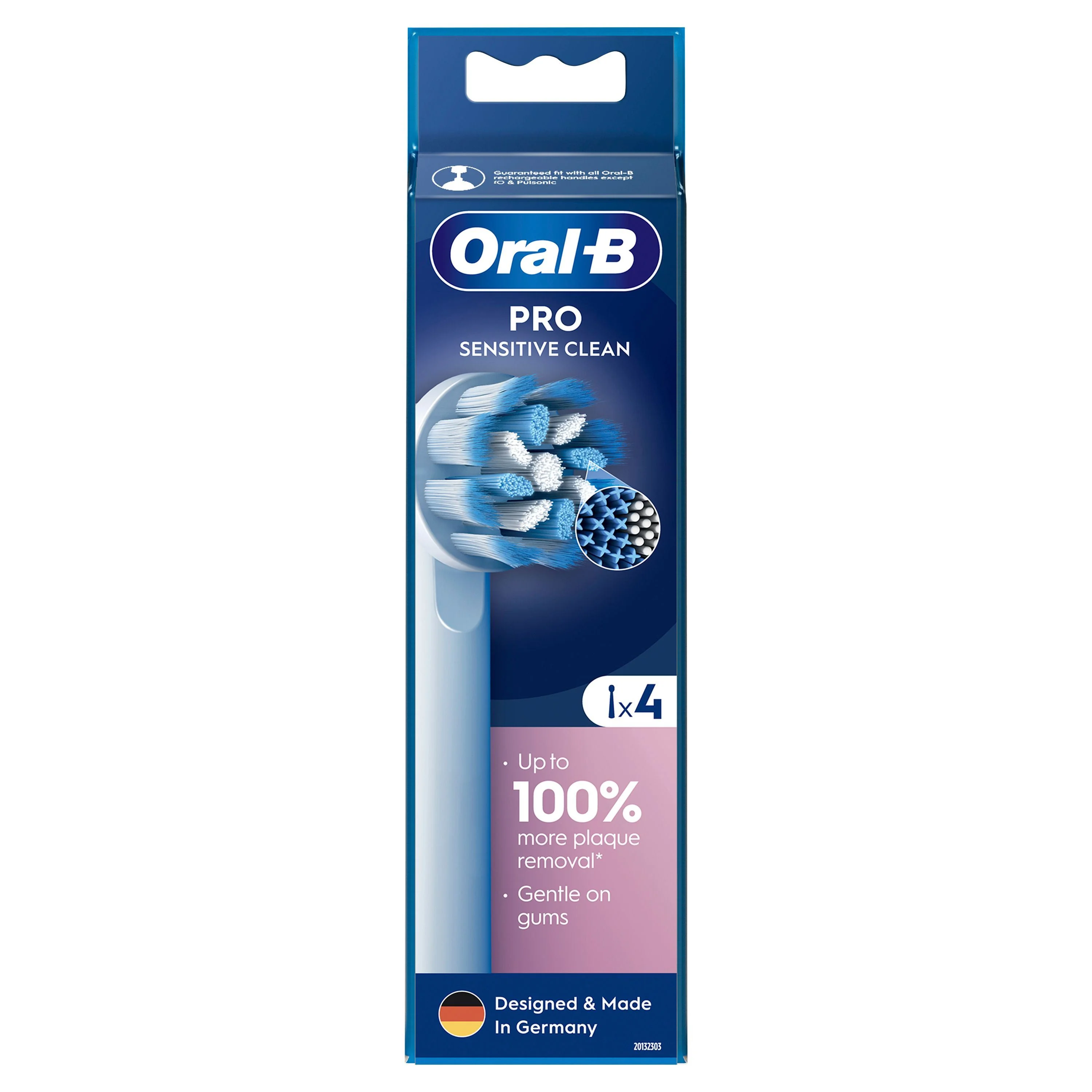 Oral-B Pro Sensitive Clean końcówki do szczoteczek elektrycznych, 4 sztuki