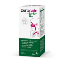 Zatogrip Junior 6+, suplement diety, syrop, 120 ml