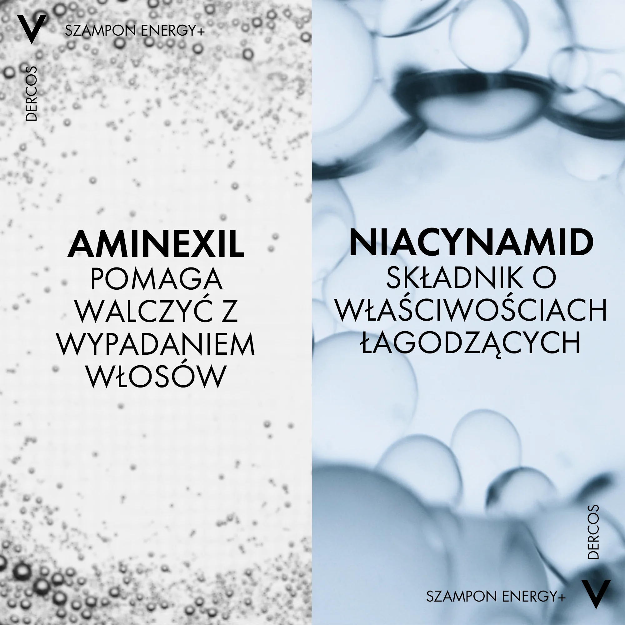 Vichy Dercos, Energy+ Szampon Wzmacniający Włosy, 200 ml