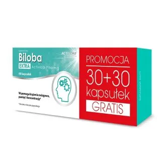 Activlab Pharma Biloba Extra, suplement diety, 60 kapsułek