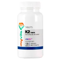 MyVita, Witamina K2 MK-7 z natto 100mcg, suplement diety, 120 tabletek