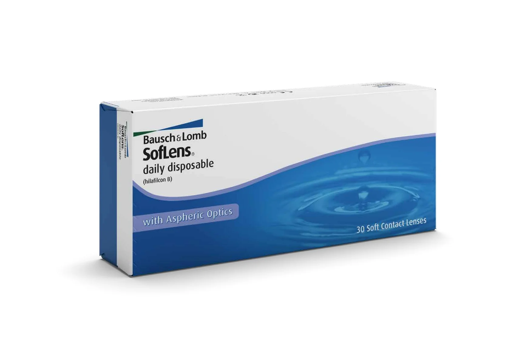 Bausch+Lomb SofLens Daily Disp soczewki kontaktowe jednodniowe -8,00, 30 szt.