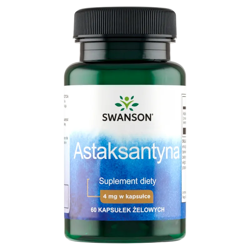 Swanson, Astaksantyna, 4 mg, suplement diety, 60 kapsułek