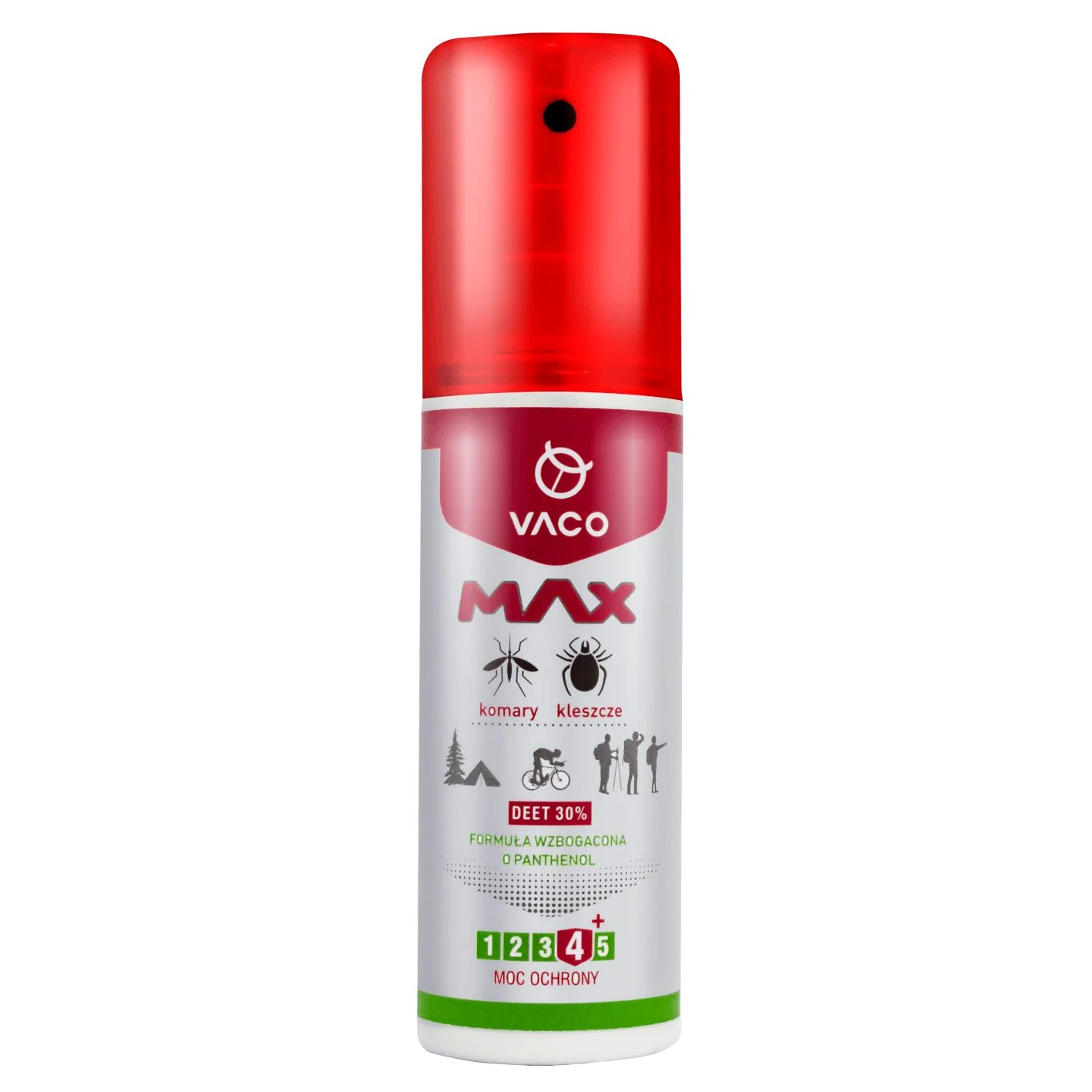 VACO MAX płyn na komary i kleszcze DEET 30%, 80 ml