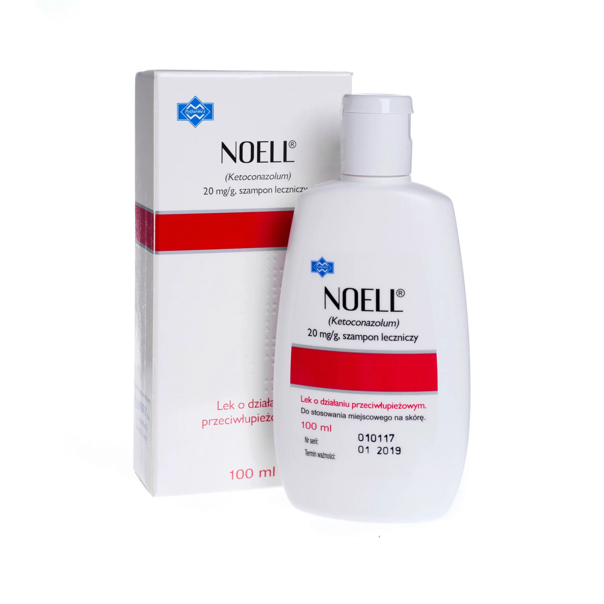 Noell, 20 mg/g, szampon leczniczy, 100 ml