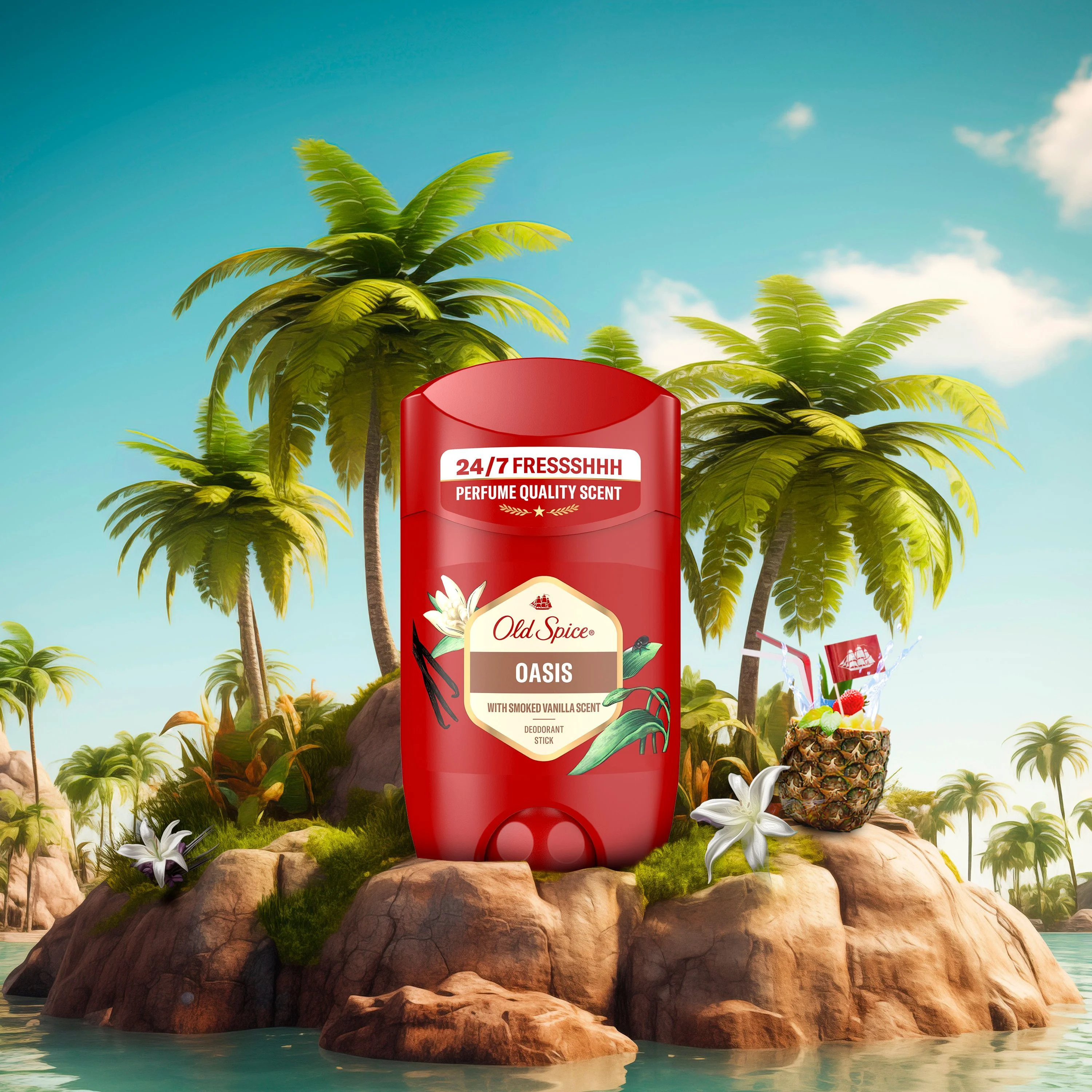 Old Spice Oasis dezodorant w sztyfcie, 65 ml