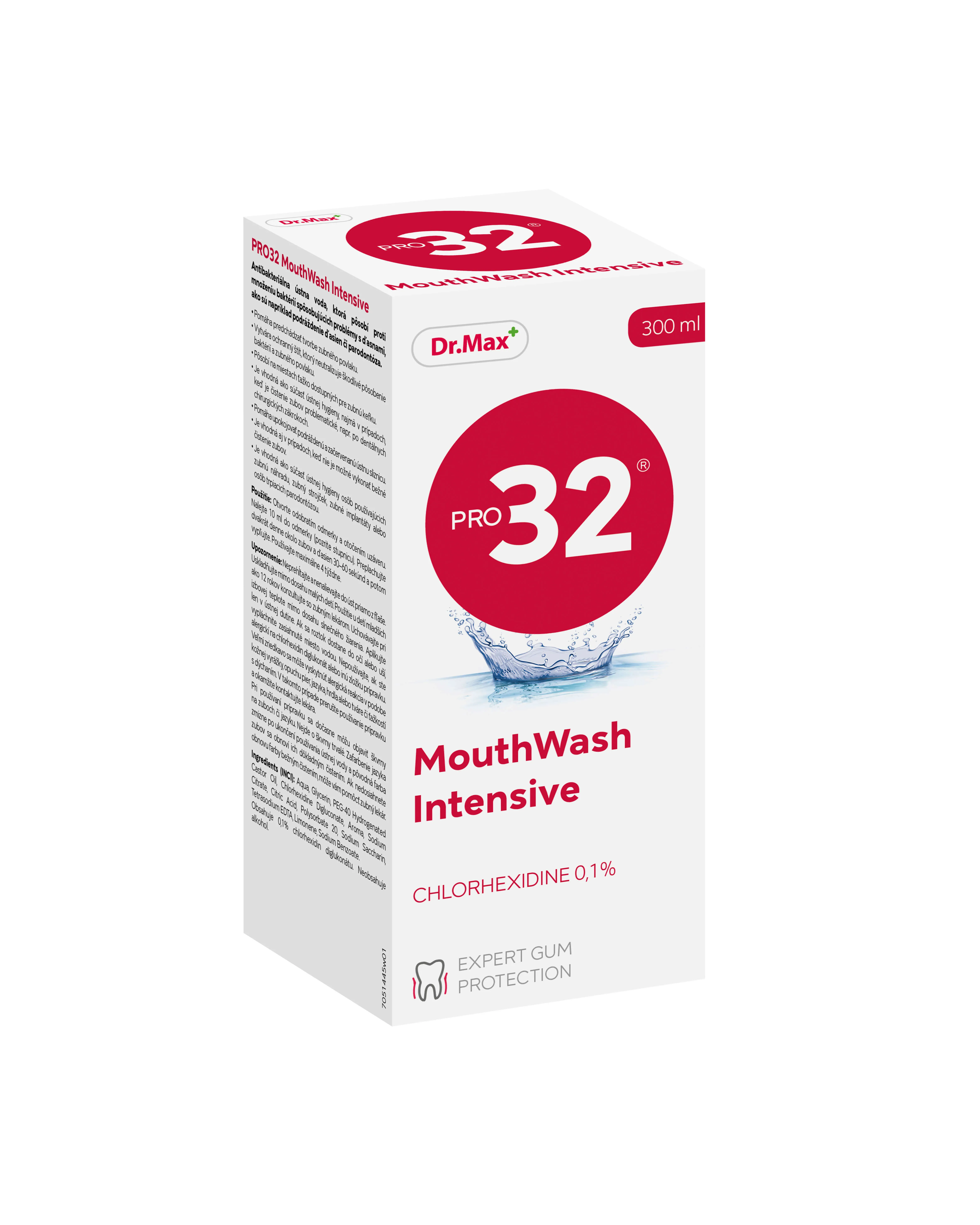 Pro32 MouthWash Intensive Dr.Max, płyn do płukania jamy ustnej, 300 ml 