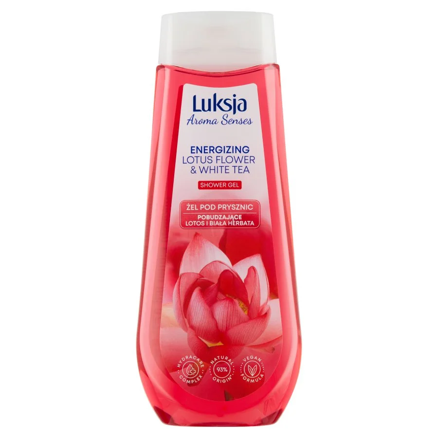 Luksja Aroma Senses żel pod prysznic Pobudzające lotos i biała herbata, 500 ml