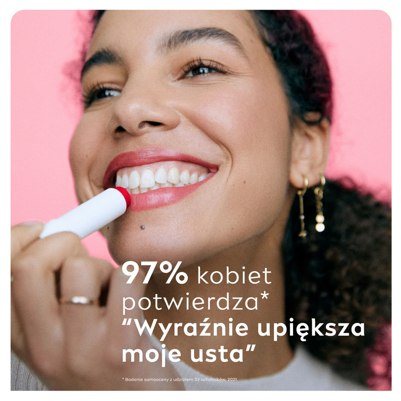 Nivea Strawberry Shine pielęgnująca pomadka do ust, 4,8 g