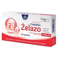 Chellaflex Żelazo, suplement diety, 36 kapsułek