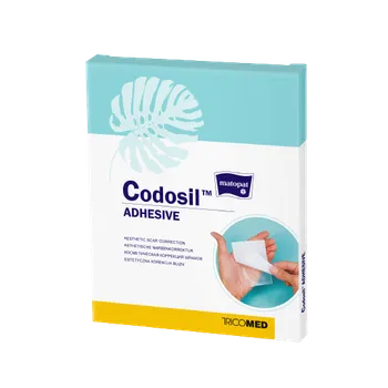 Codosil Adhesive, opatrunek silikonowy 7cmx14cm, 1 sztuka 