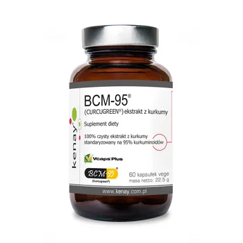KenayAG, Biocurcumin BCM-95, ekstrakt z kurkumy, suplement diety, 60 kapsułek 