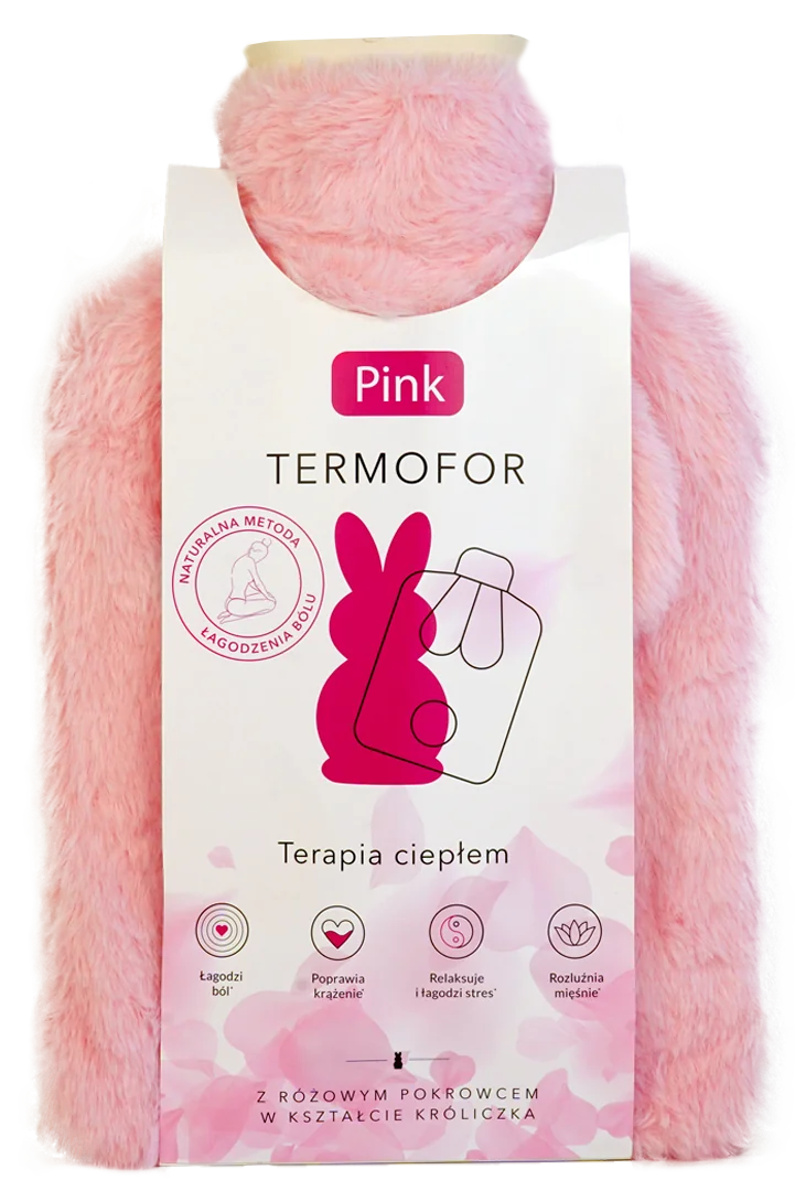 PINK Termofor różowy, 1 sztuka