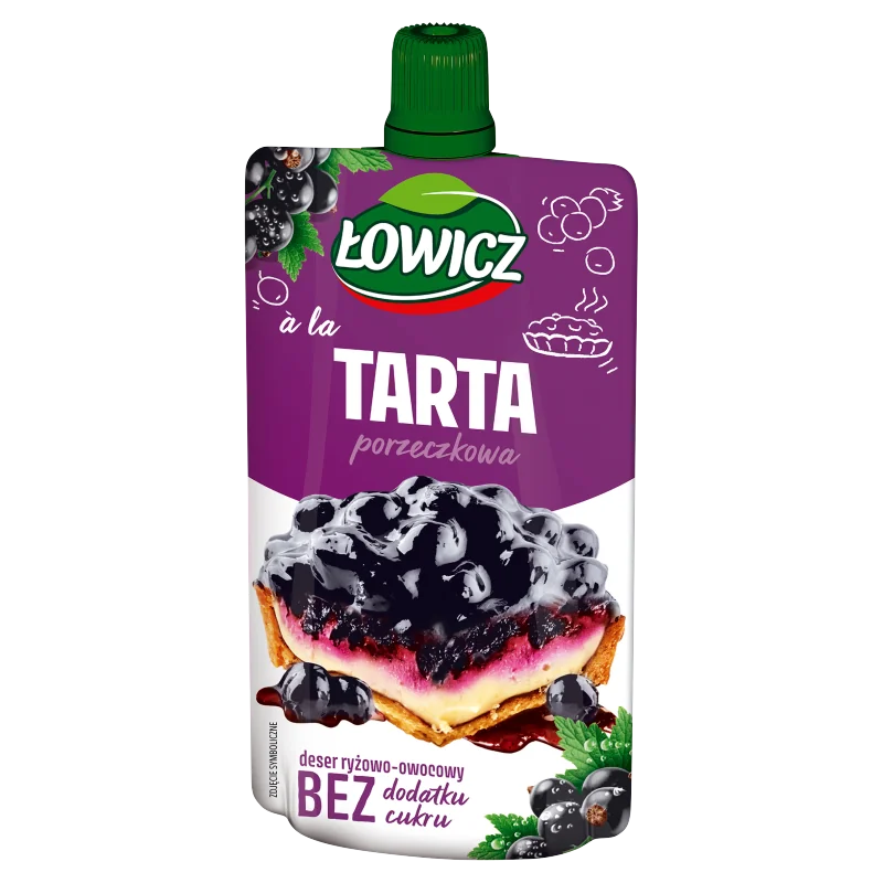 Łowicz deser ryżowo-owocowy a'la tarta porzeczkowa, 100 g