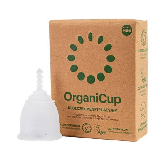 OrganiCup kubeczek menstruacyjny rozmiar mini, 1 szt.