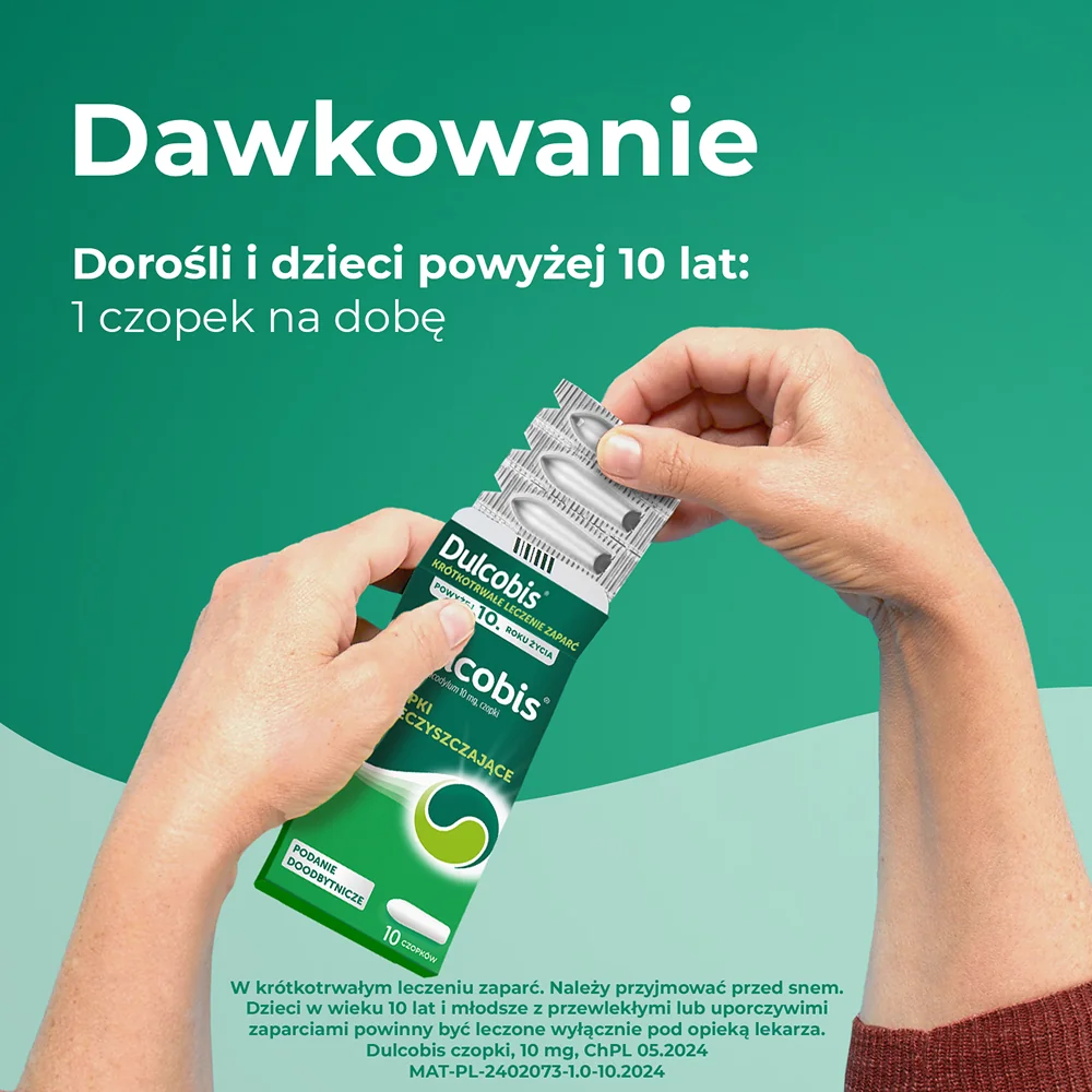 Dulcobis 10 mg 10 czopków