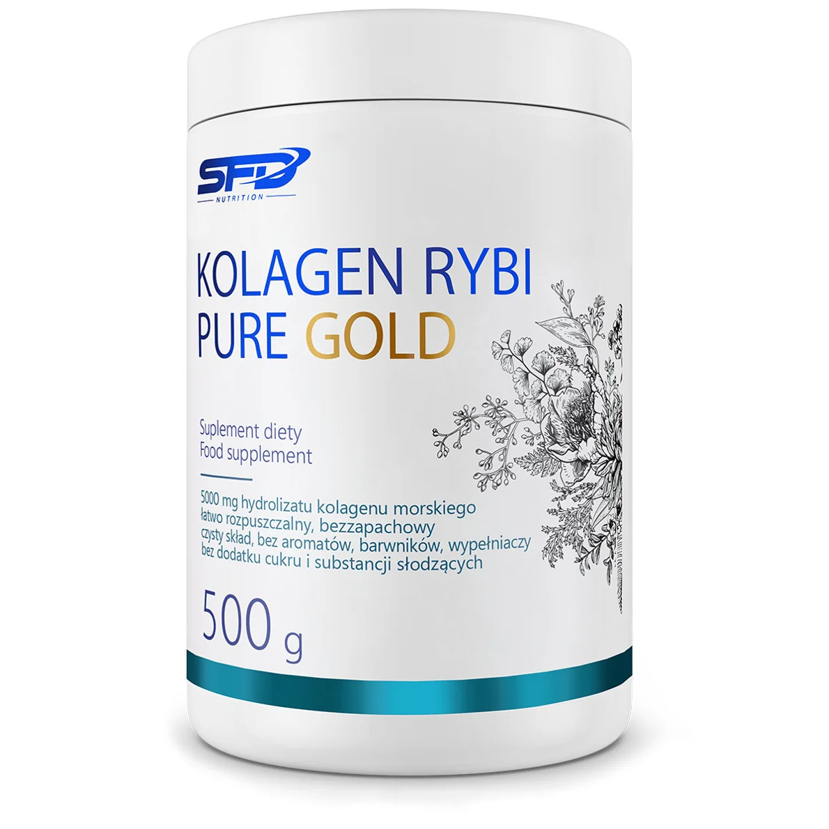 SFD Kolagen Pure Gold Rybi 500 gramów
