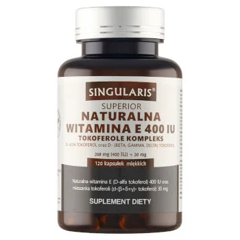 Singularis Superior Naturalna Witamina E 400 UI Tokoferole Kompleks Singularis Superior Naturalna Witamina E 400 UI Tokoferole Kompleks