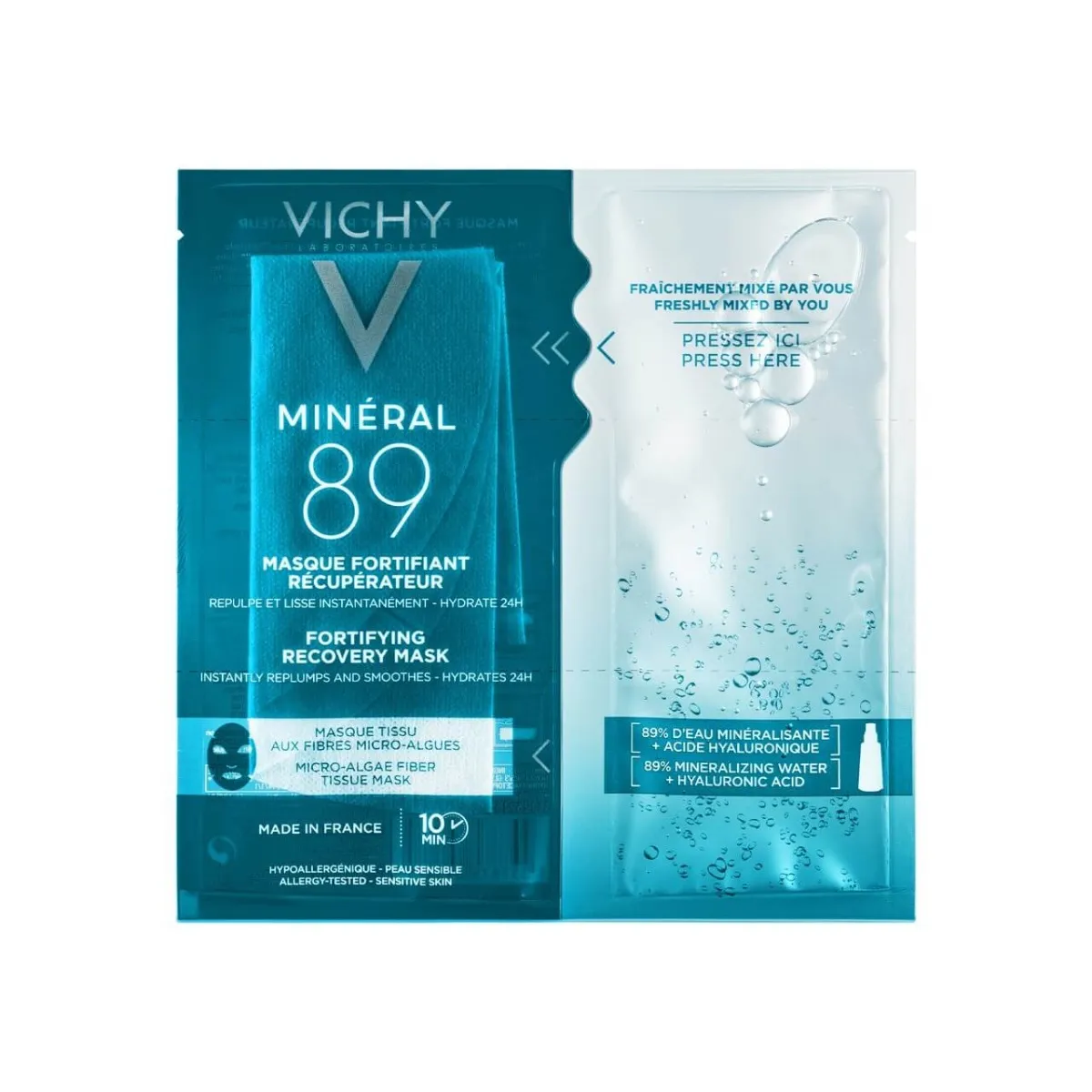 Vichy Mineral 89, maska w płachcie, 29g