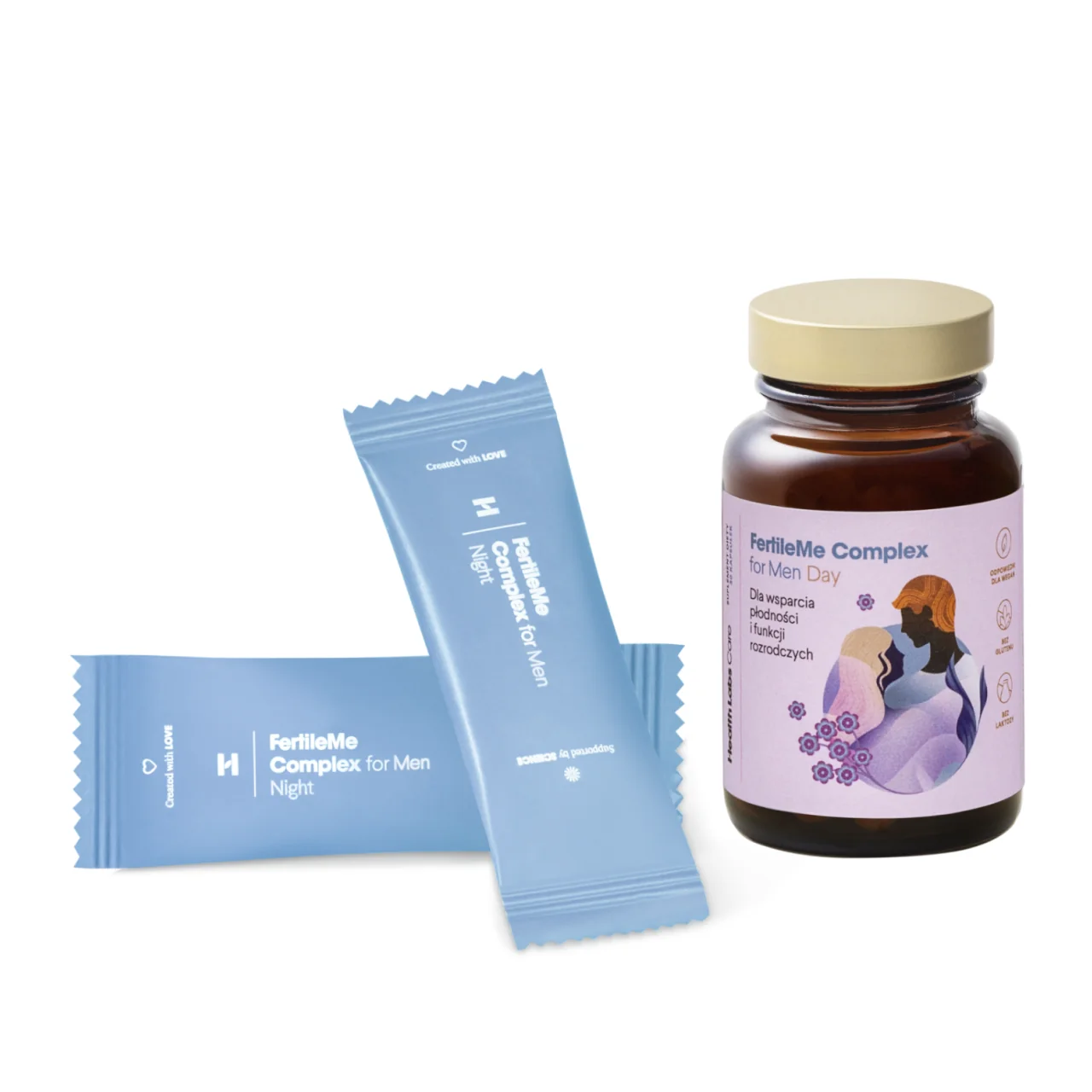 Health Labs Care FertileMe Complex for Men, 30 kapsułek + 30 saszetek