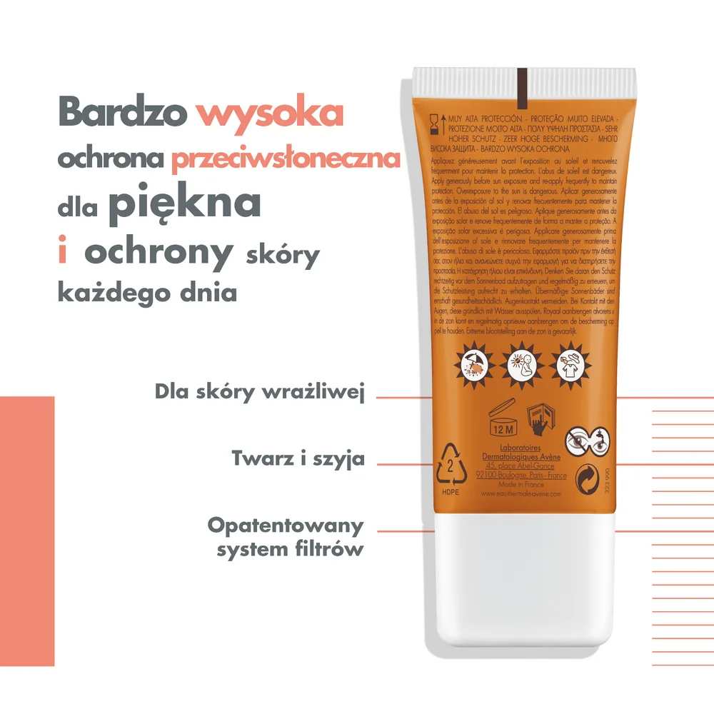 Avène B-Protect krem do opalania SPF50+, 30 ml