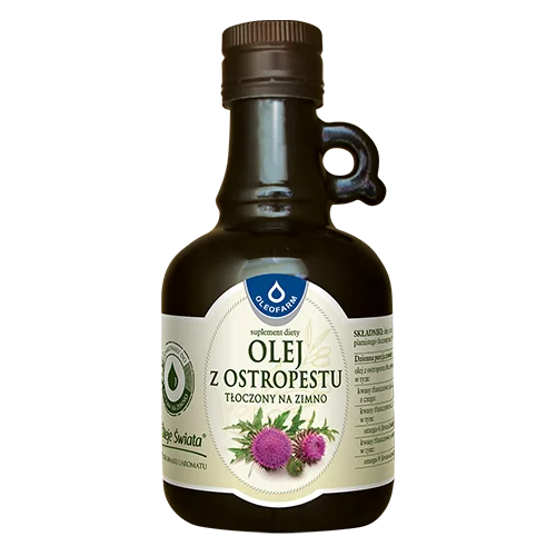 Oleofarm olej z ostropestu tloczony na zimno, 250 ml