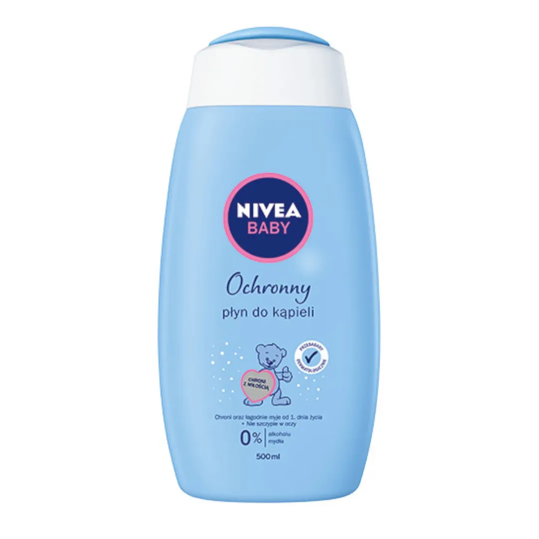 Nivea Baby Ochronny płyn do kąpieli, 500 ml 