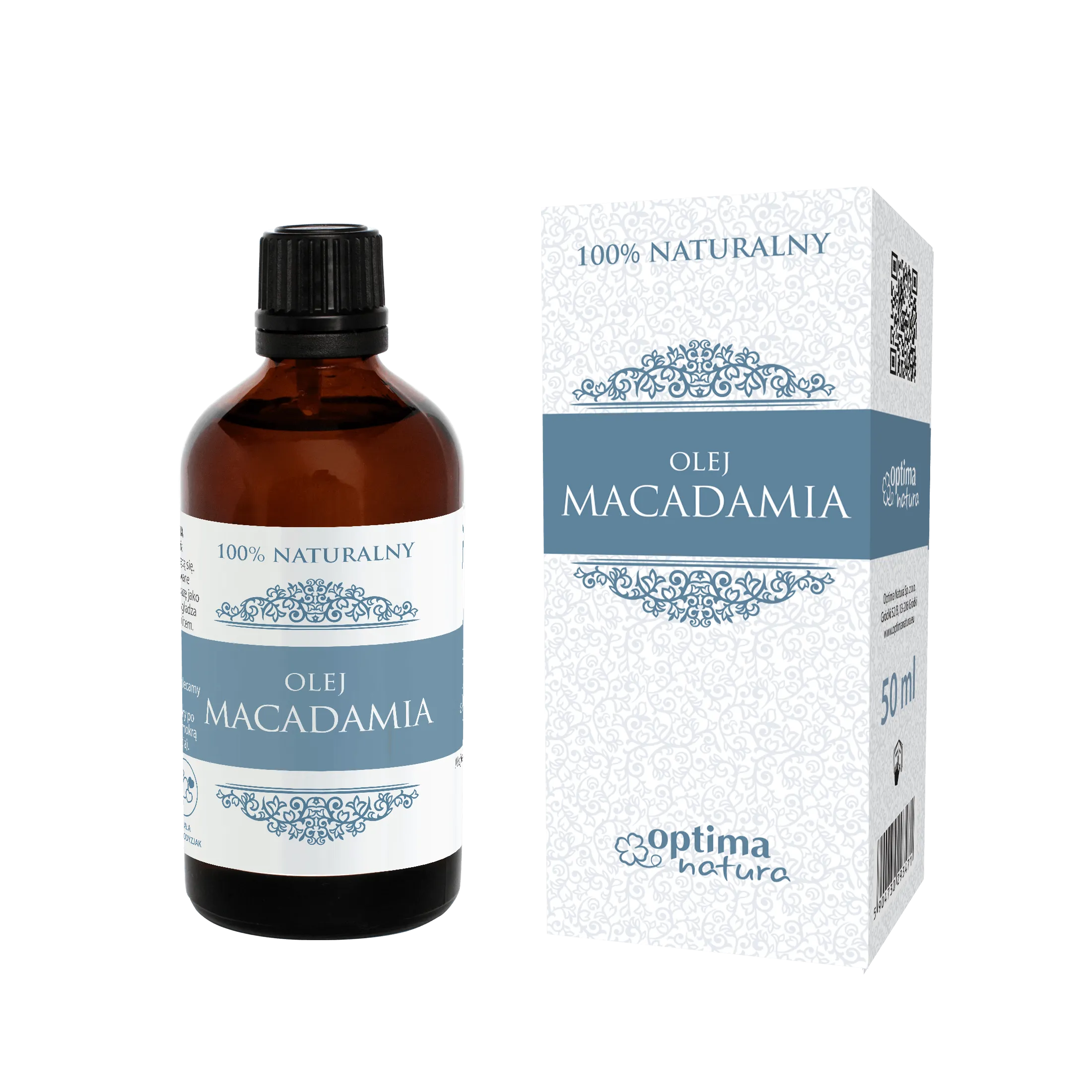 Optima Natura, naturalny olej Macadamia, 50 ml