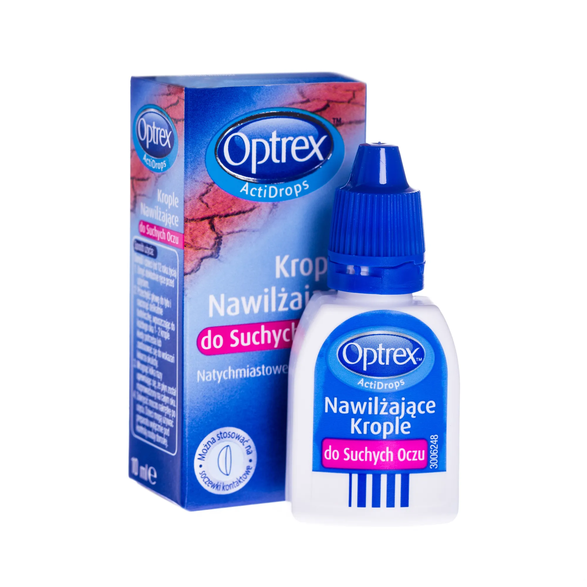 Optrex Actidrops, krople nawilżające do suchych oczu, 10 ml