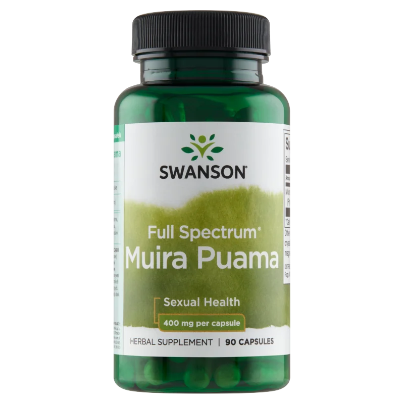 Swanson Full Spectrum Muira Puama 400 mg 90 kapsułek