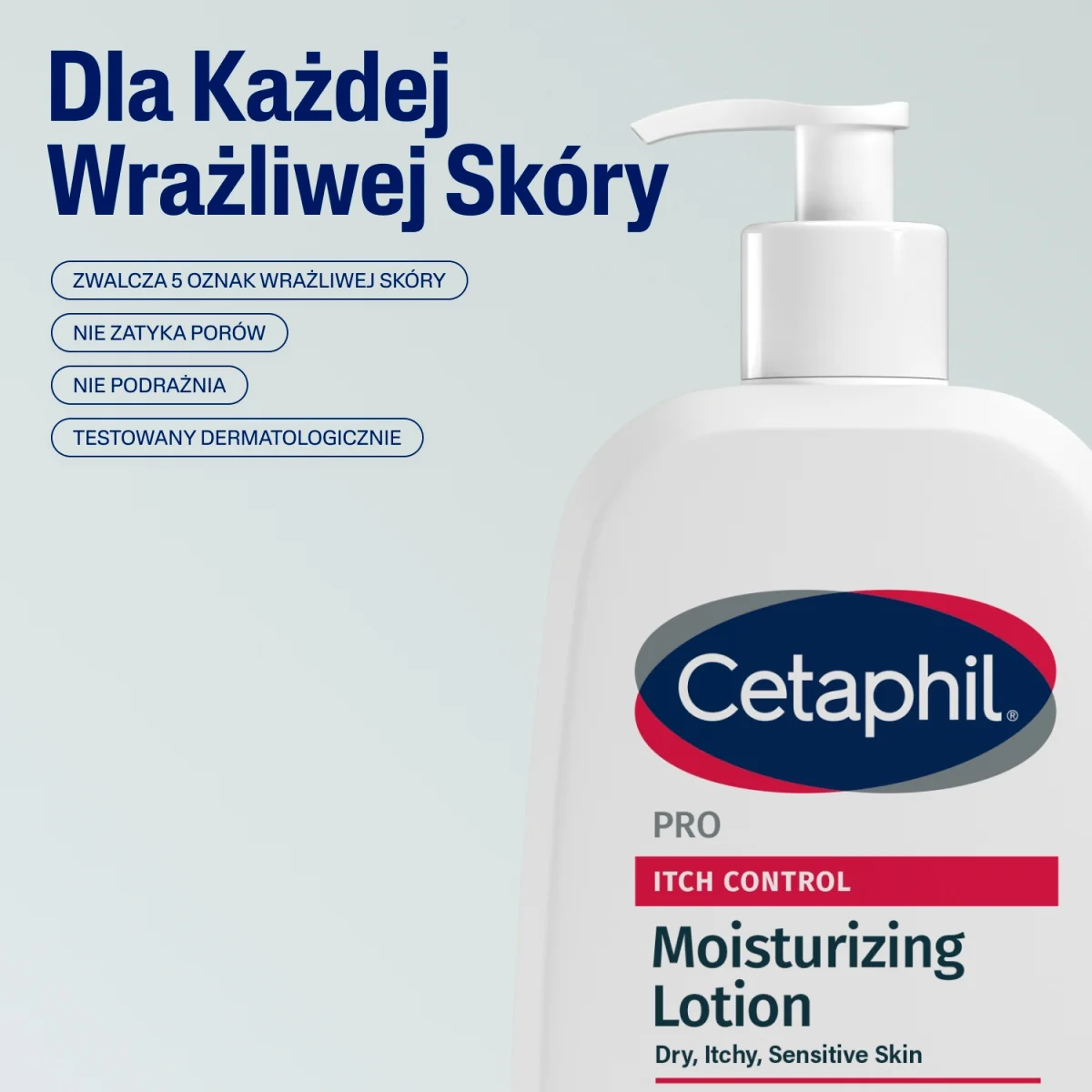 Cetaphil Pro Itch Control balsam do nawilżania twarzy i ciała, 236 ml