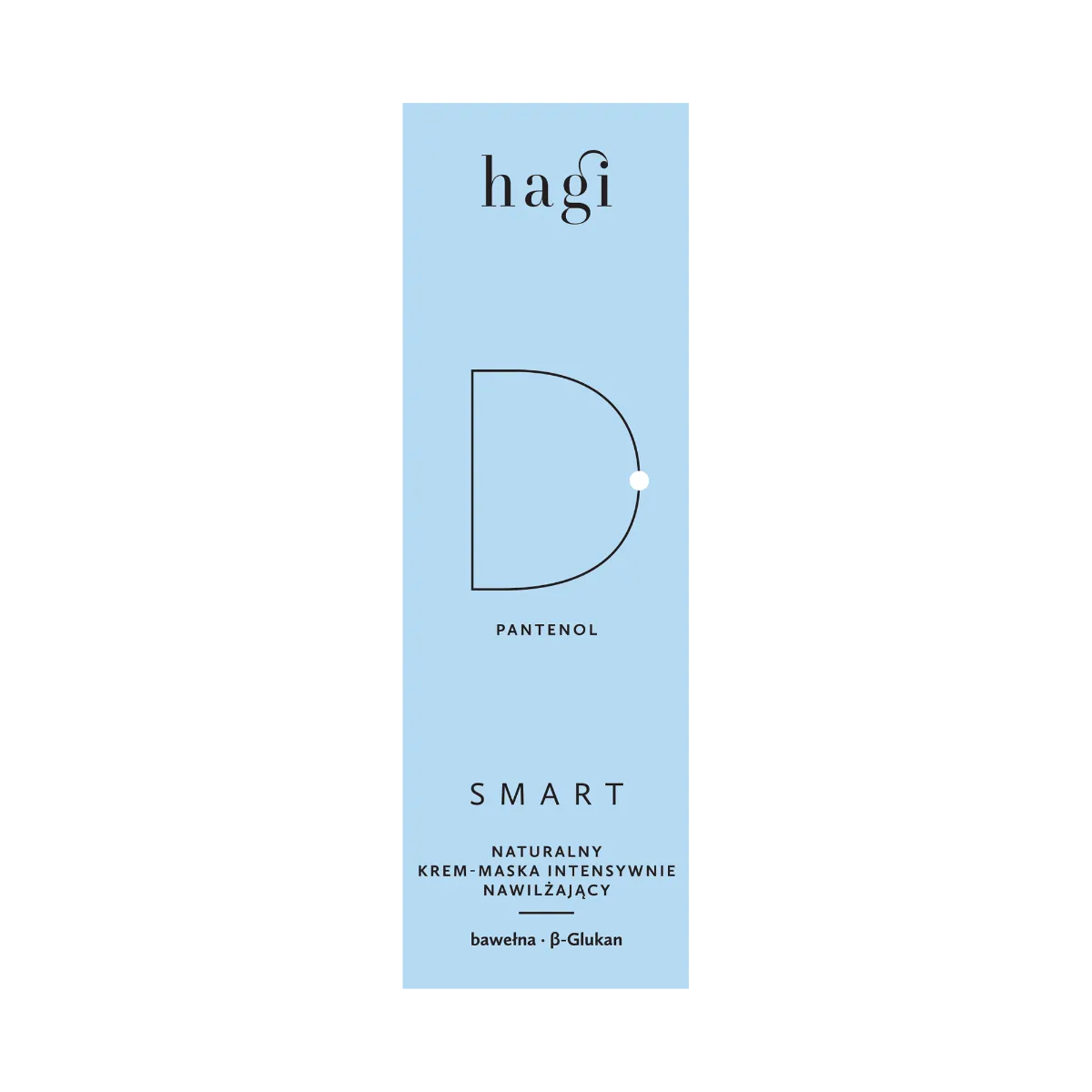 Hagi Smart D naturalny krem-maska intensywnie nawilżający z d-pantenolem, 50 ml 