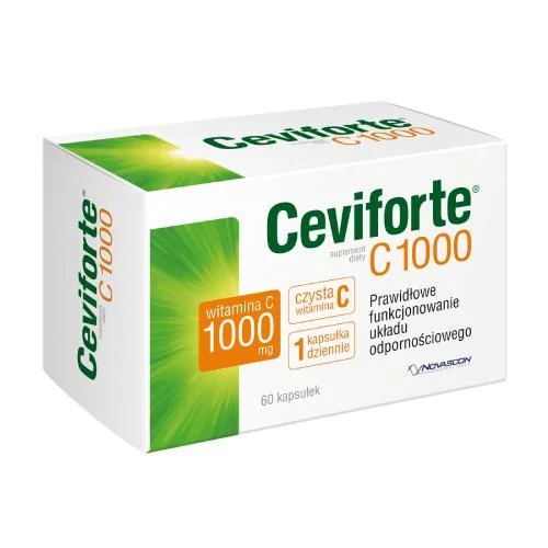 Ceviforte C 1000 suplement diety, 60 kapsułek