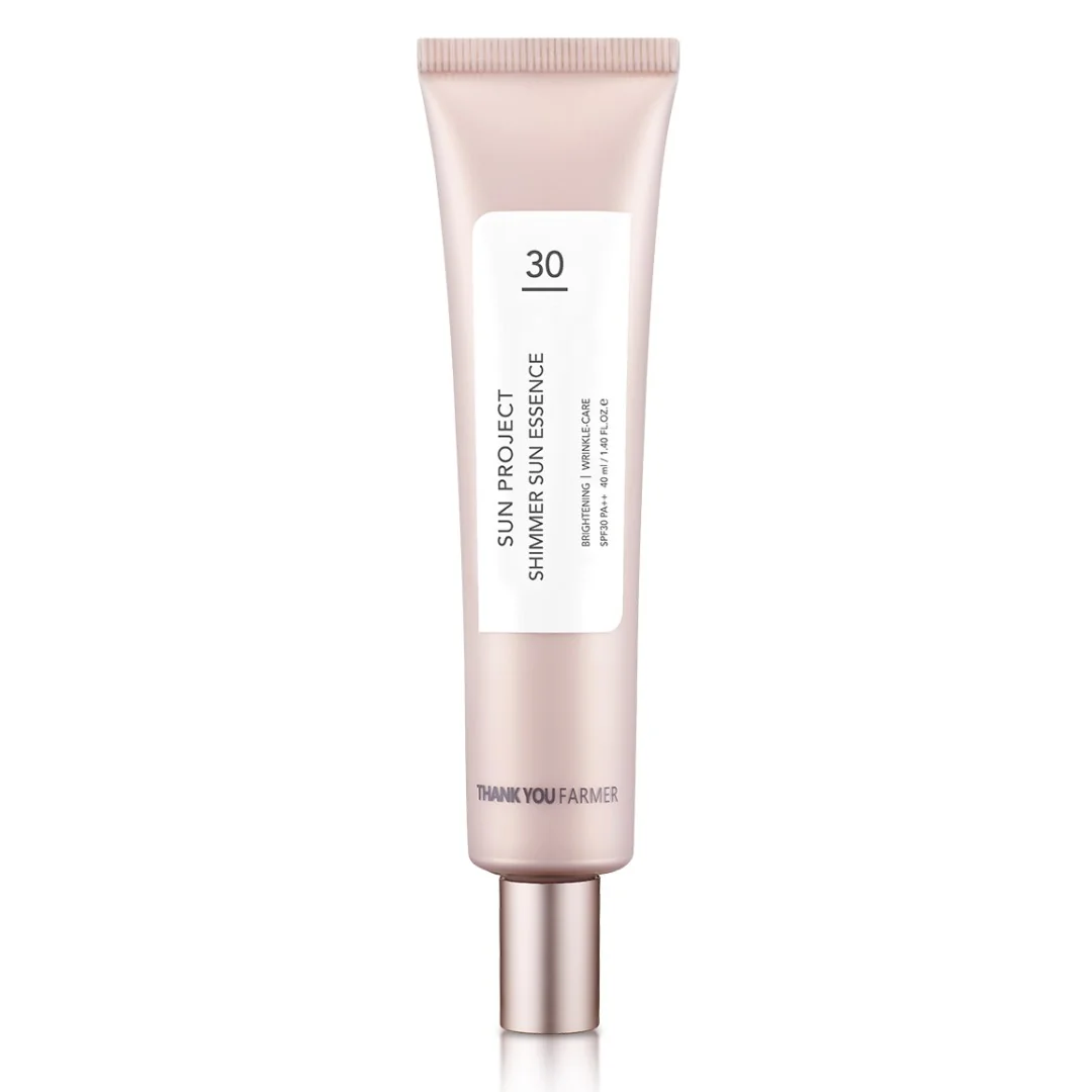 Thank You Farmer Sun Project Shimmer esencja ochronna SPF 30+, 40 ml
