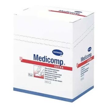 Medicomp Extra Kompresy jałowe 6-warstwowe 10x20cm, 50 sztuk 