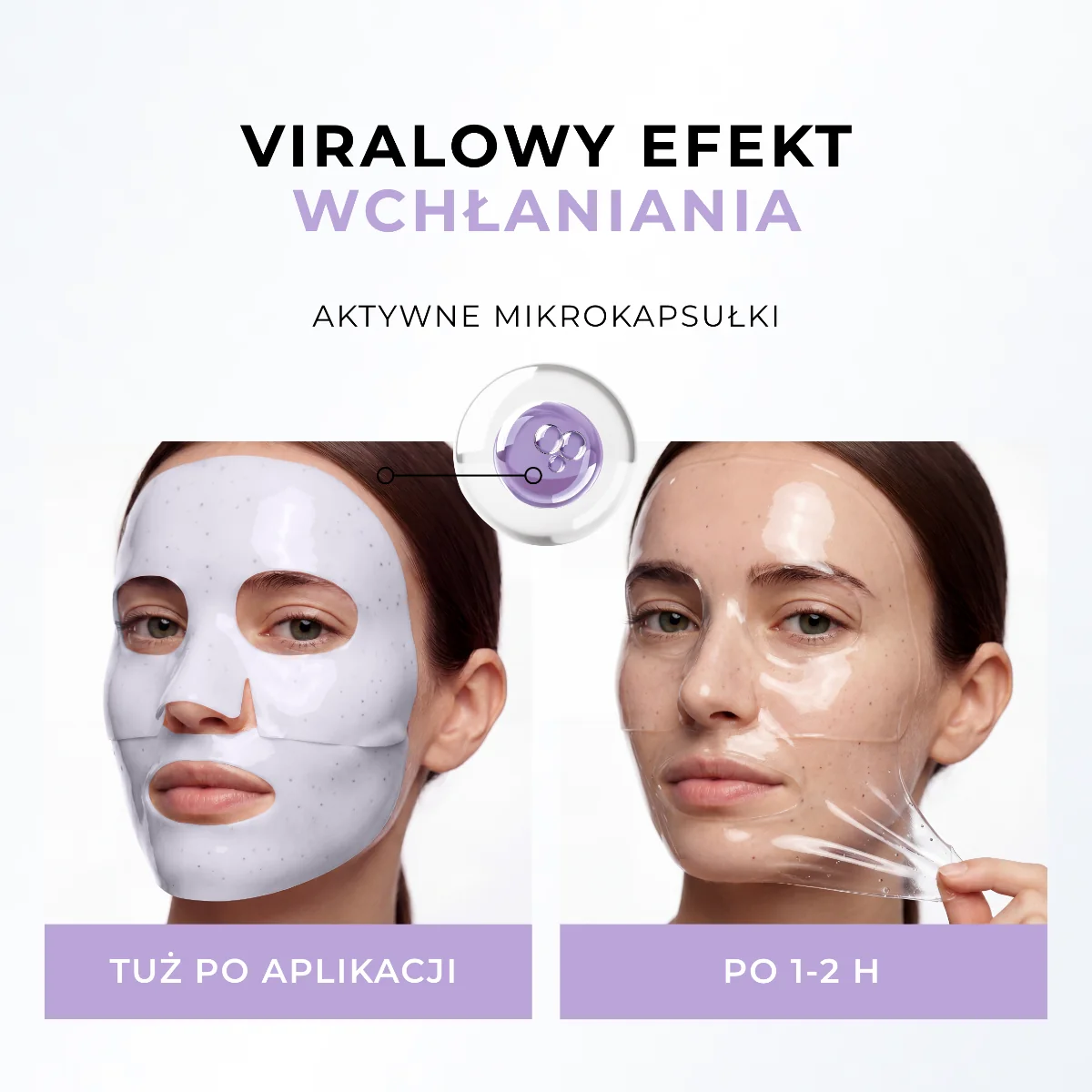 L'biotica maska kolagenowa z niacynamidem w mikrokapsułkach, 1 sztuka