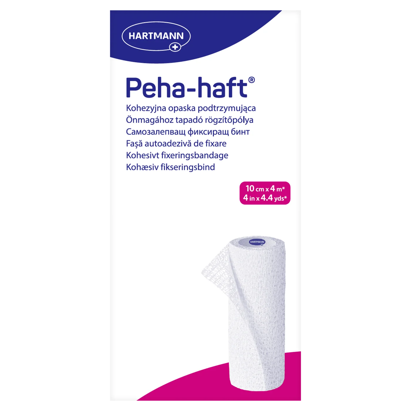 Peha-Haft opaska podtrzymująca elastyczna, 10 cm x 4 m, 1 szt.